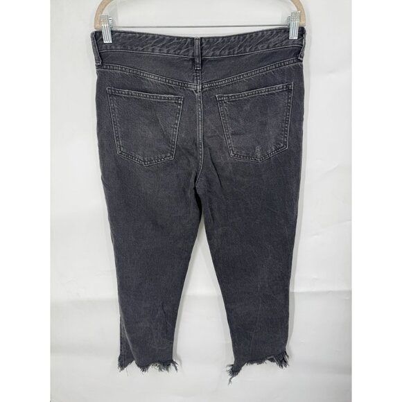 We The Free Distressed Jeans Women 29 Charcoal Great Wash Denim Skater Grunge - Picture 2 of 9